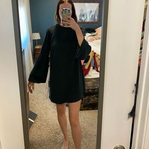 Mango Long Sleeve Mini Dress
